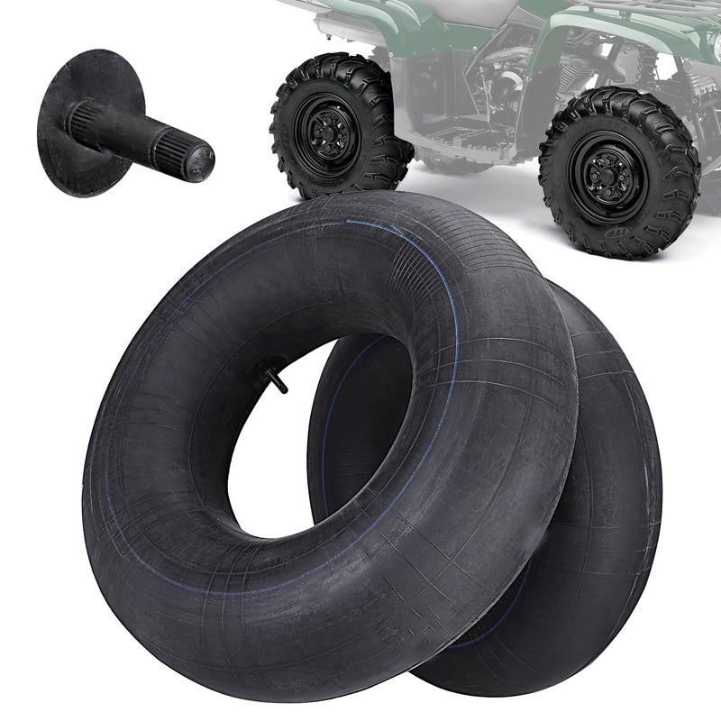 Wacece ATV Tire Tube, 25x8-12 25x9-12 25x10-12 Inner Tube with TR6 Valve Stem Universal for Most ATV UTV, Butyl Rubber Material - Image 1
